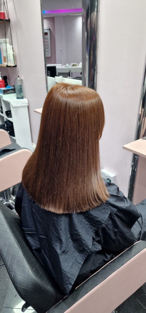 A glossy, freshly finished blow dry at MyBeautyHub